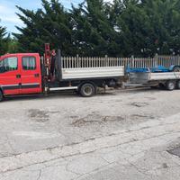 Iveco Daily 6 posti 60 q.li gru radiocomando ribal
