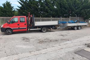 Iveco Daily 6 posti 60 q.li gru radiocomando ribal
