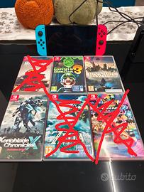 Nintendo Switch OLED + 3 Giochi Fisici – PERFETTA!