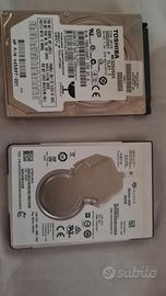 hard disk da 2,5 pollici 500gb e 320gb