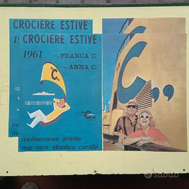 Cartellina stampe pubblicitarie Costa Crociere '61