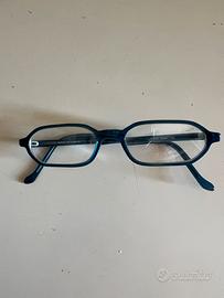 Montatura blu occhiali Lacoste vintage