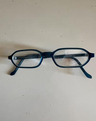 Montatura blu occhiali Lacoste vintage