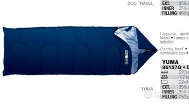 Coppia di Sacchi a pelo Yuma Ferrino