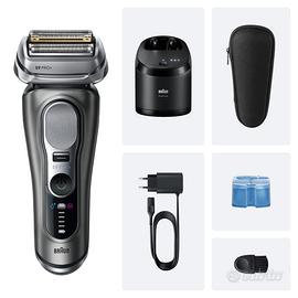 Rasoio Braun series 9 pro+ custodia+ base pulizia