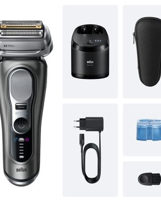 Rasoio Braun series 9 pro+ custodia+ base pulizia