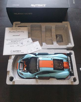 Autoart signature Mclaren 12C gt3 Gulf