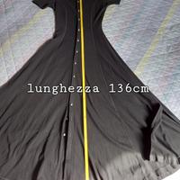 vestito nero lungo