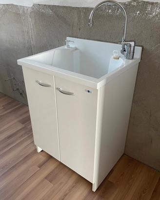 Mobile lavanderia con lavabo