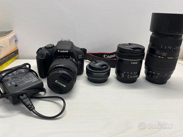 Canon Eos 2000D + Obbiettivi