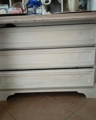 cassettiera con ribalta 