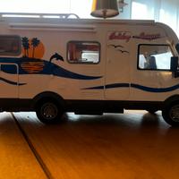 Modellino camper hymer