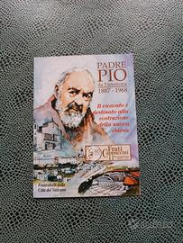 Folder francobolli P. Pio