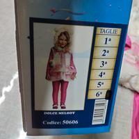 vestito carnevale bimba Dolce Melody anni 6 