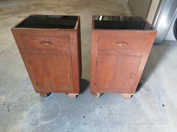 coppia comodini anni 30