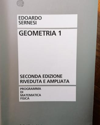 Libro universitario di geometra 1