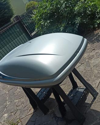 Kit Baule da tetto thule porta sci e barre