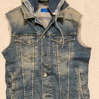 Giacca gilet jeans uomo GAS S denim giubbotto