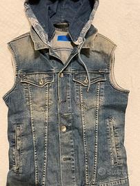 Giacca gilet jeans uomo GAS S denim giubbotto