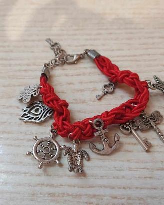 Bracciale Tartaruga LES POULETTES BIJOUX - Metallo Argentato Con Maglia Intrecciata, 10 Micrometri