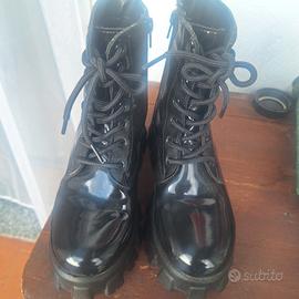 scarponcini  donna neri  platform 