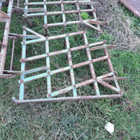 Erpice carrellato a denti fissi