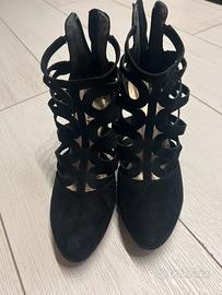 Scarpe donna tg 38 camoscio nere