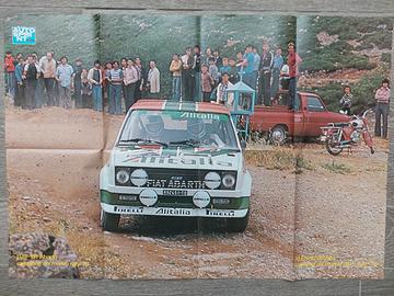 poster Autosprint Rally 1978 Fiat 131 Abarth