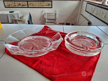 Piatto grande + posacenere vintage, Emanuel Ungaro