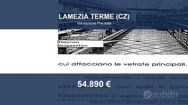 Immobile in asta di 408 m² a Lamezia Terme