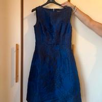 Abito smanicato blu navy Luisa Spagnoli