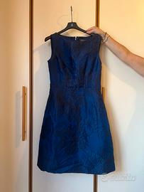 Abito smanicato blu navy Luisa Spagnoli