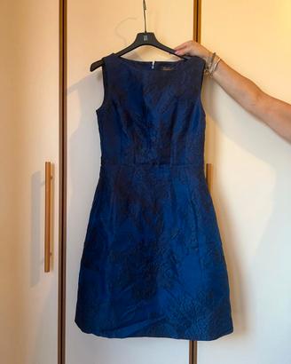 Abito smanicato blu navy Luisa Spagnoli