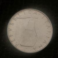5 Lire 1989 Timone Rovesciato FDC