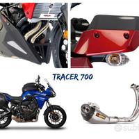 Yamaha Tracer 700 mono cupolino pedane leve filtro