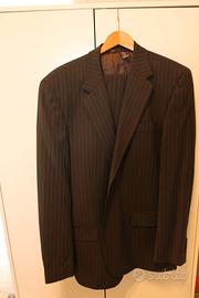 Abito uomo ZARA gessato marrone completo