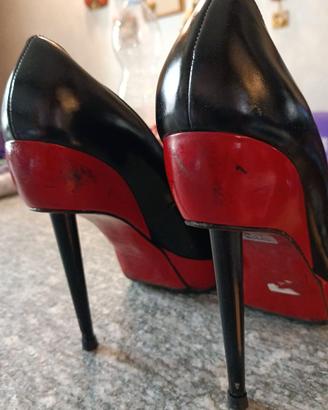 bay Lorenzi  scarpe in pelle tacco particolare