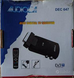 Decoder digitale terrestre DVB-T SCART Audiola 647