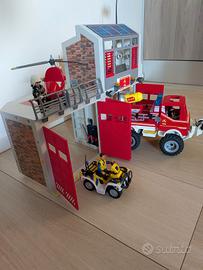 Caserma pompieri Playmobil