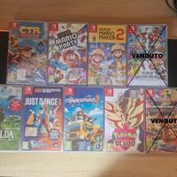 Lotto 7 Giochi Nintendo Switch con Zelda e Mario
