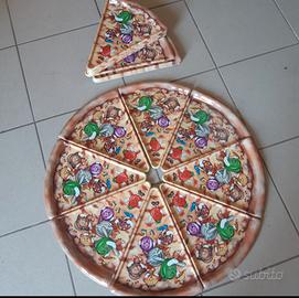 piatti a forma di porzioni di pizza  (16 porzioni)