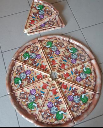 piatti a forma di porzioni di pizza  (16 porzioni)