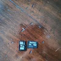 Coppia Schede microsd fotocamera