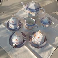 Servizio tè vintage porcellana tedesca 