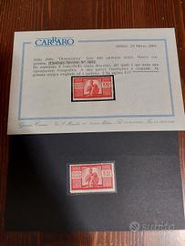 Democratica 1946, 100 lire con certificato MNH