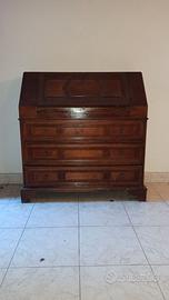 Mobile scrittoio in legno con 3 cassetti