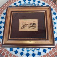 Quadro laminato oro certificato