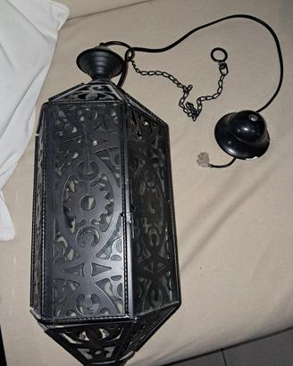 lampada in ferro stile Etnico. 