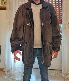 giacca pelle scamosciata uomo
