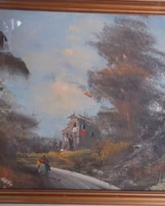 Quadro olio su tela Antonio De Rosa 